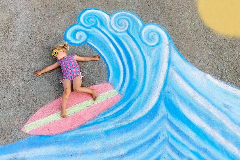 Crayons and imagination: cute pictures of magical worlds that my mom created for daughters in quarantine Crayons and imagination: cute pictures of magical worlds that my mom created for daughters in quarantine