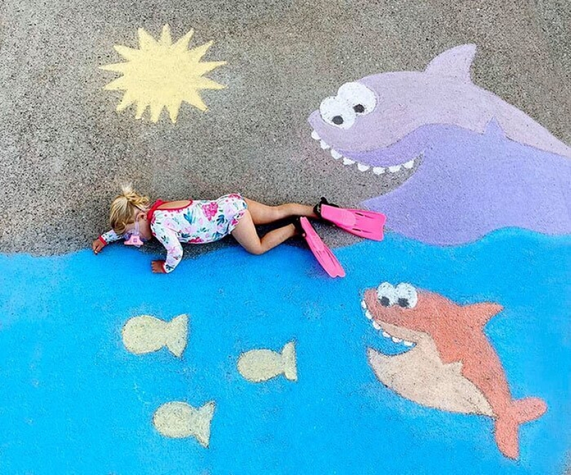 Crayons and imagination: cute pictures of magical worlds that my mom created for daughters in quarantine Crayons and imagination: cute pictures of magical worlds that my mom created for daughters in quarantine