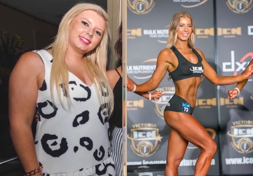 Cuando el divorcio beneficio: una mujer ha perdido 41 kg y lograr una forma perfecta después de la separación de su marido