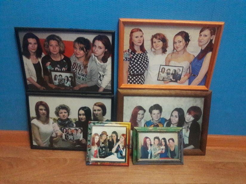 Cuatro novias de Rusia 7 años hizo un conjunto de fotos, y esto es lo que salió de ella