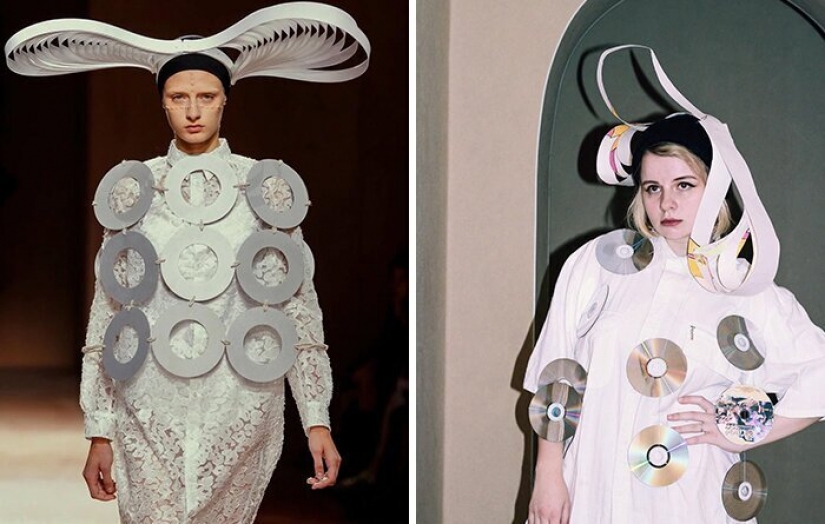 Cura para el aburrimiento: "alta moda" improvisado