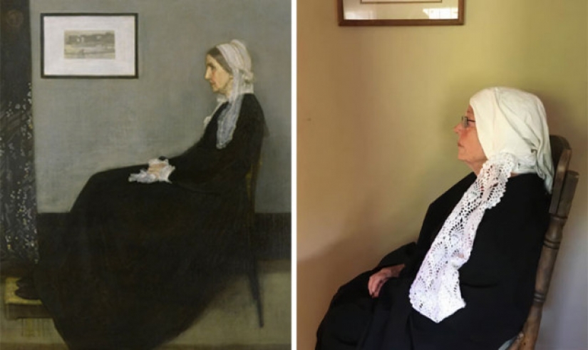 Daughter and her 83-year-old mother recreate works of art on quarantine Daughter and her 83-year-old mother recreate works of art on quarantine