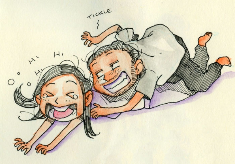 De Italia a Canadá para una primera cita: el artista dibujó una historieta acerca de la primera reunión con escote de corazón De Italia a Canadá para una primera cita: el artista dibujó una historieta acerca de la primera reunión con escote de corazón