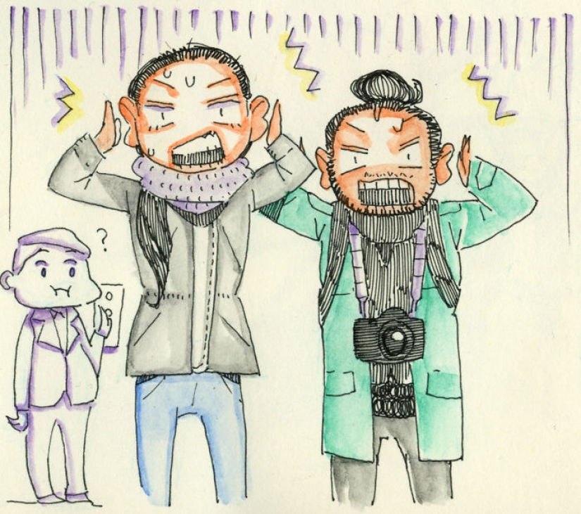 De Italia a Canadá para una primera cita: el artista dibujó una historieta acerca de la primera reunión con escote de corazón De Italia a Canadá para una primera cita: el artista dibujó una historieta acerca de la primera reunión con escote de corazón