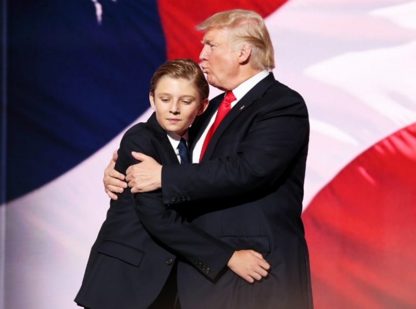 De la vida de Barron trump diferente de la de los niños de otros presidentes