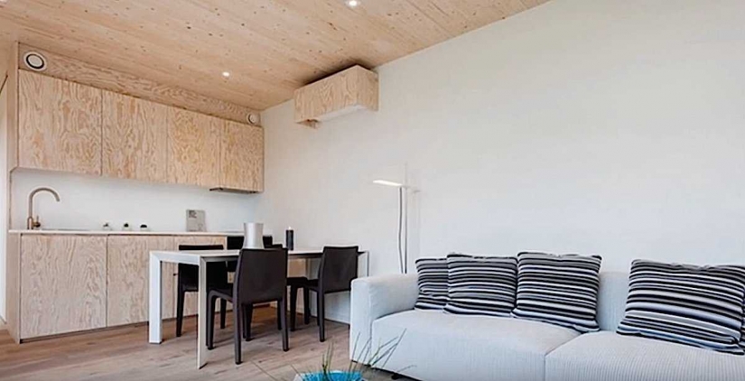 Dentro de las baratas, pequeñas y hermosas casas del futuro, donde todavía esperamos