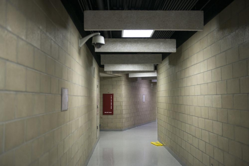 Dentro del Ártico canadiense de la prisión, que tiene una sala de vapor y un lugar especial para la fumigación de humo