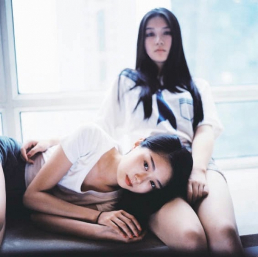 Despreocupado de la vida de los jóvenes, las mujeres Chinas Despreocupado de la vida de los jóvenes, las mujeres Chinas