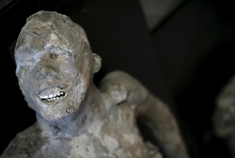 Die inhabitants of Pompeii