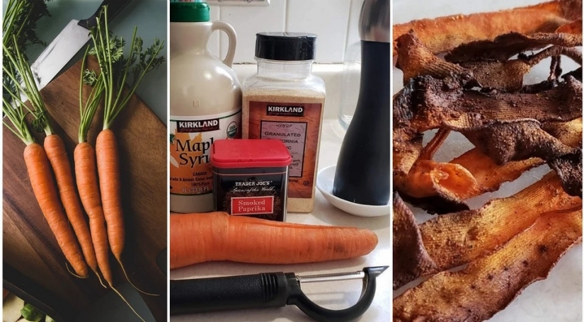 Divertido crack: videorecipe tocino zanahoria en aerogrill