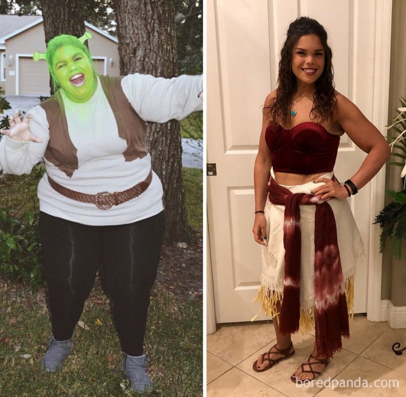 Do not stand up and eat: people who drastically dropped weight before and after metamorphosis