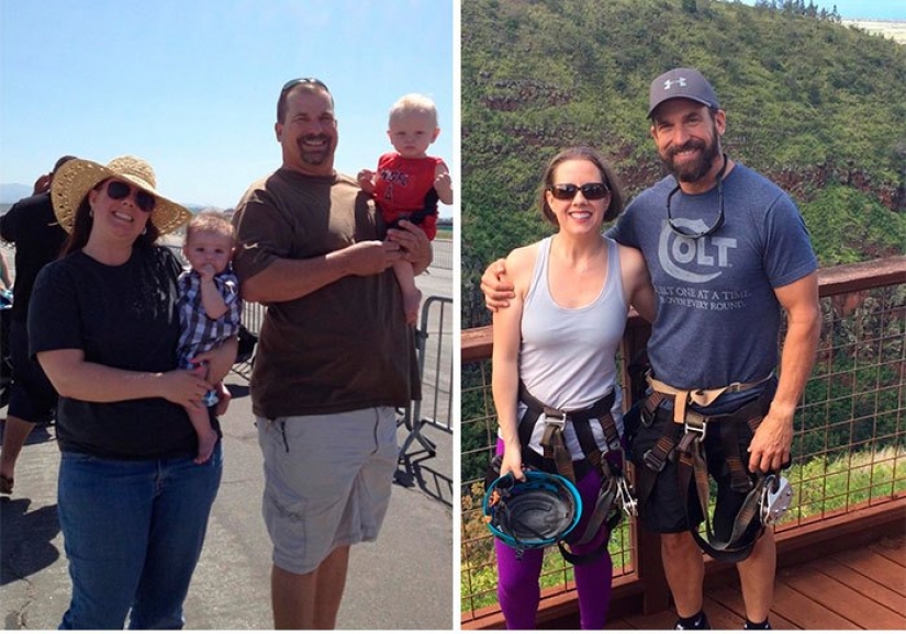 Do not stand up and eat: people who drastically dropped weight before and after metamorphosis