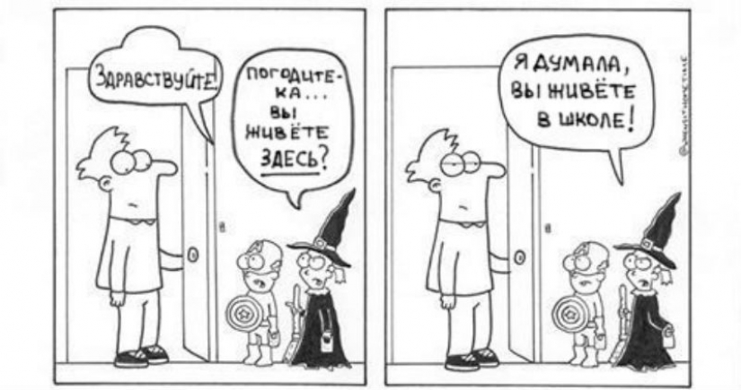 "Do you live at school?": Irish teacher draws comics about his difficult life