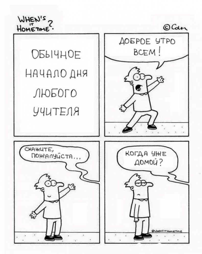 "Do you live at school?": Irish teacher draws comics about his difficult life