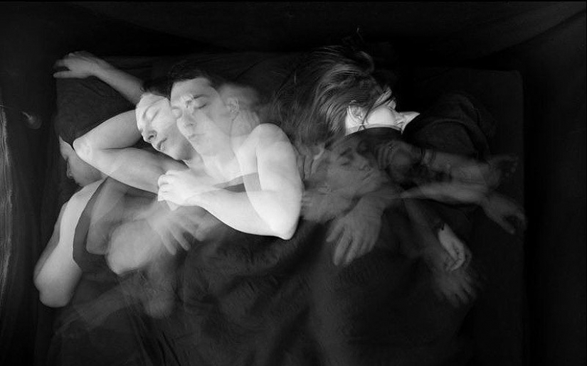 Dream of lovers on a long exposure