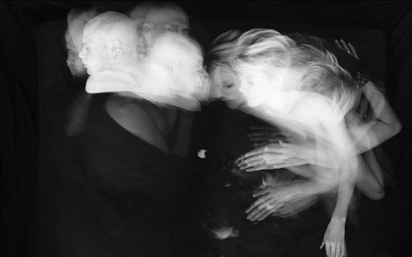 Dream of lovers on a long exposure