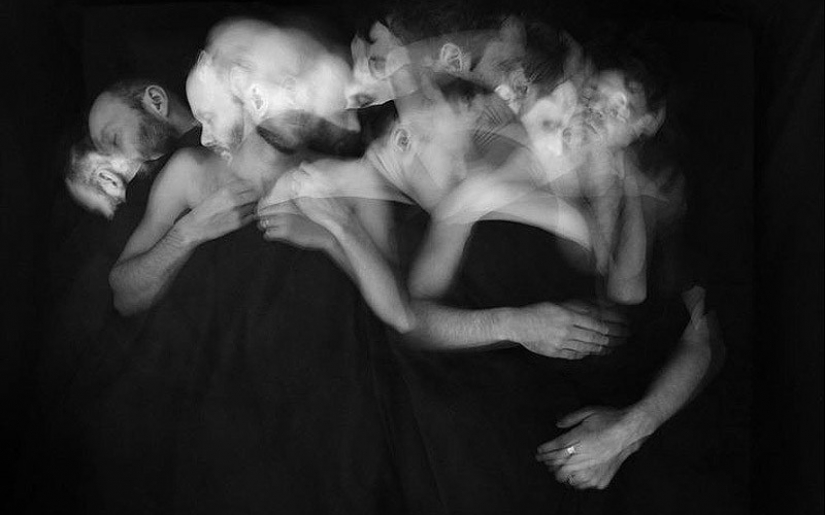 Dream of lovers on a long exposure