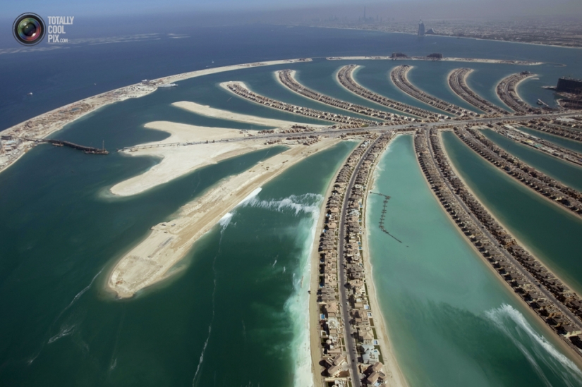 Dubai from the height of bird flight