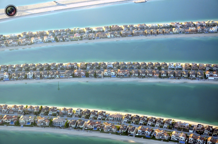 Dubai from the height of bird flight