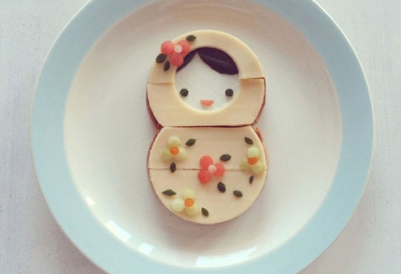 Edible cartoons from the Dutch artist