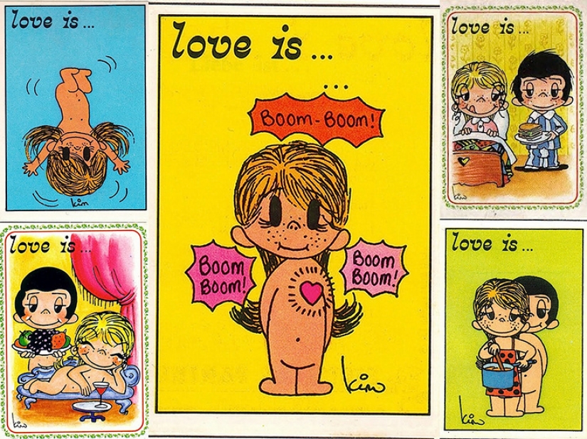"El amor es...": la historia de la creación de lindo comics sobre el amor