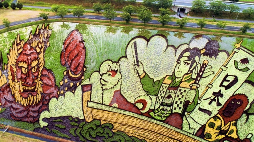 El arte de Tambo — increíbles imágenes en los campos de arroz de Japón El arte de Tambo — increíbles imágenes en los campos de arroz de Japón