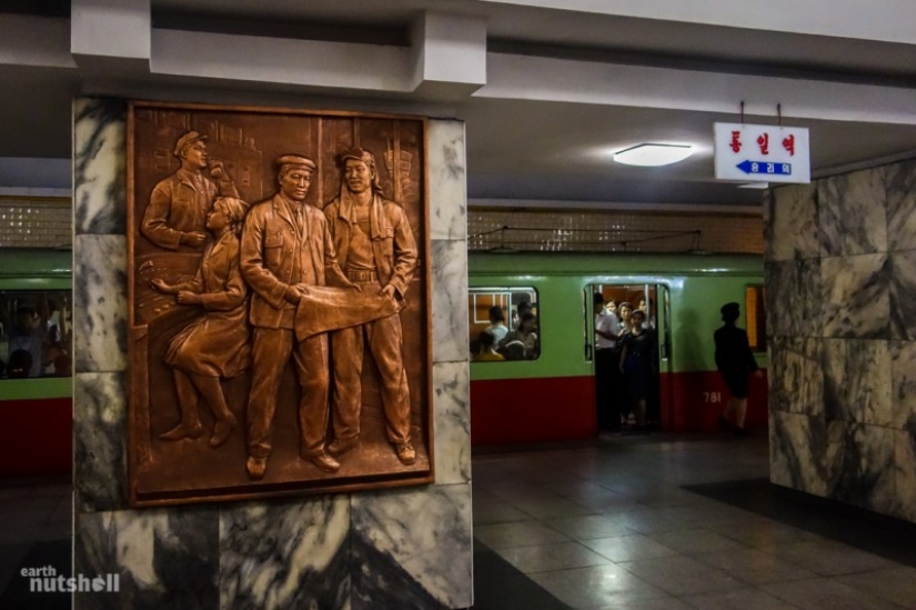 El cerrado de la estación de metro en el mundo: el metro de Pyongyang a través de los ojos de un extranjero