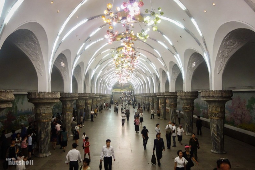El cerrado de la estación de metro en el mundo: el metro de Pyongyang a través de los ojos de un extranjero