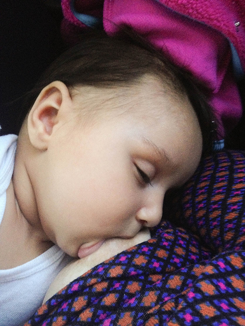 El fotógrafo muy hablaron abiertamente sobre la maternidad y la lactancia materna