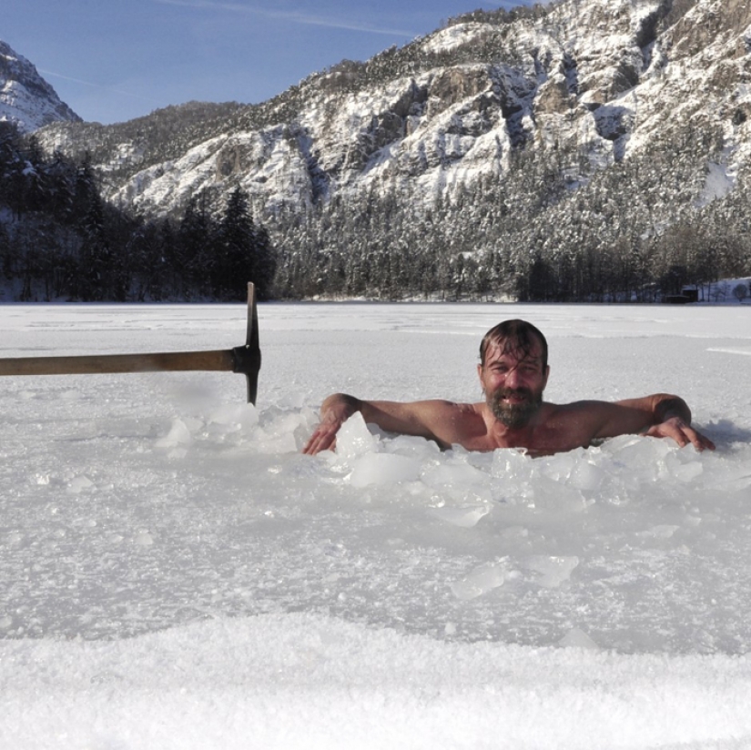 El "hombre de hielo" de WIM Hof, la conquista de las montañas en pantalones cortos