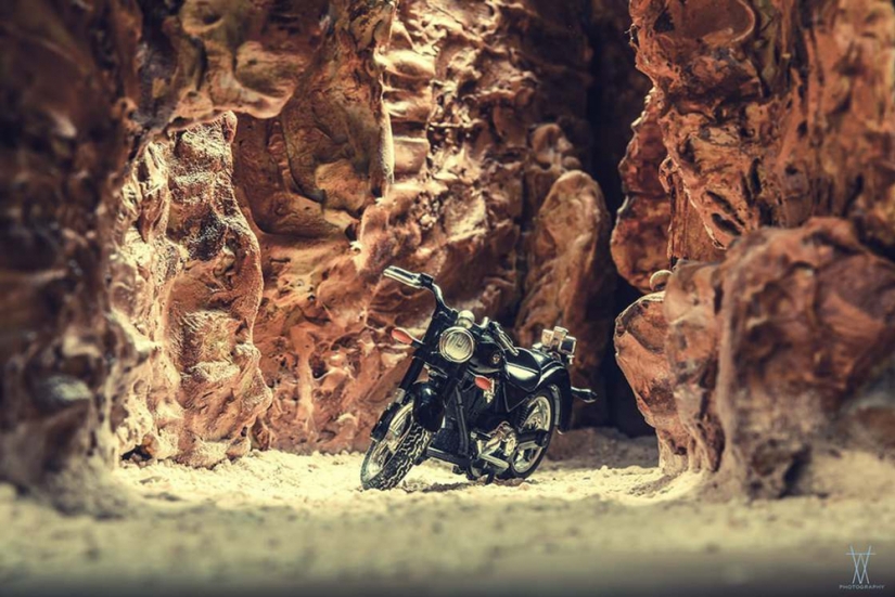 El maestro de las ilusiones: paisajes espectaculares, fotografiado directamente en la mesa...