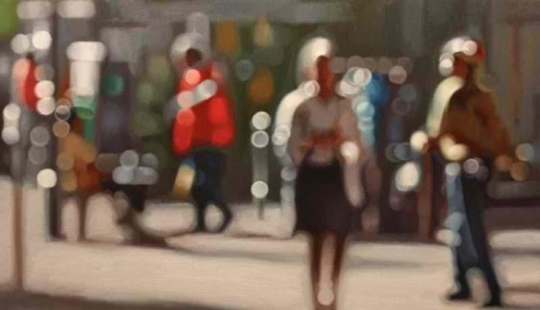 El mundo a través de los ojos de miope personas