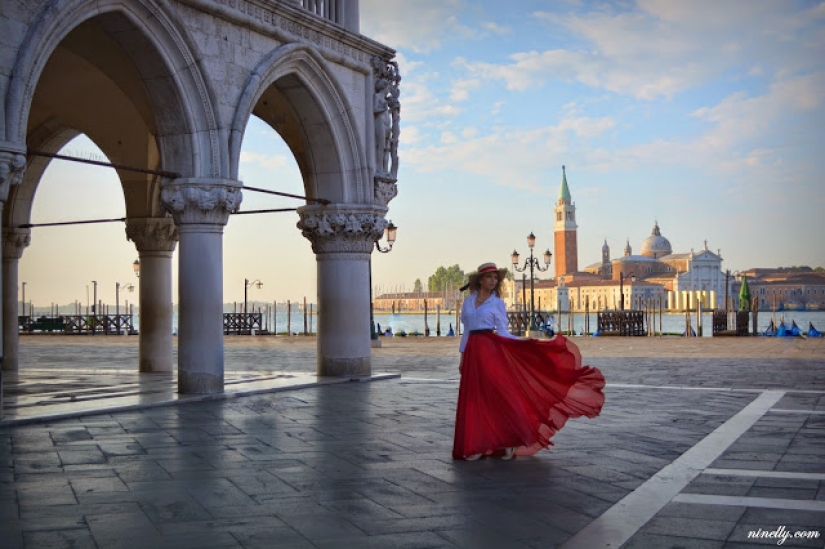 El mundo está bajo la falda: el viajero ruso ha conquistado a instagram fotos de vestidos de airy