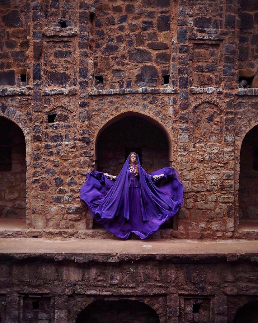 El mundo está bajo la falda: el viajero ruso ha conquistado a instagram fotos de vestidos de airy