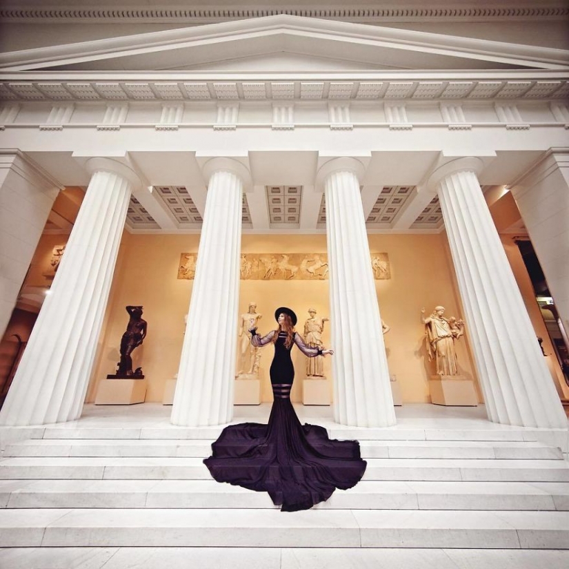 El mundo está bajo la falda: el viajero ruso ha conquistado a instagram fotos de vestidos de airy