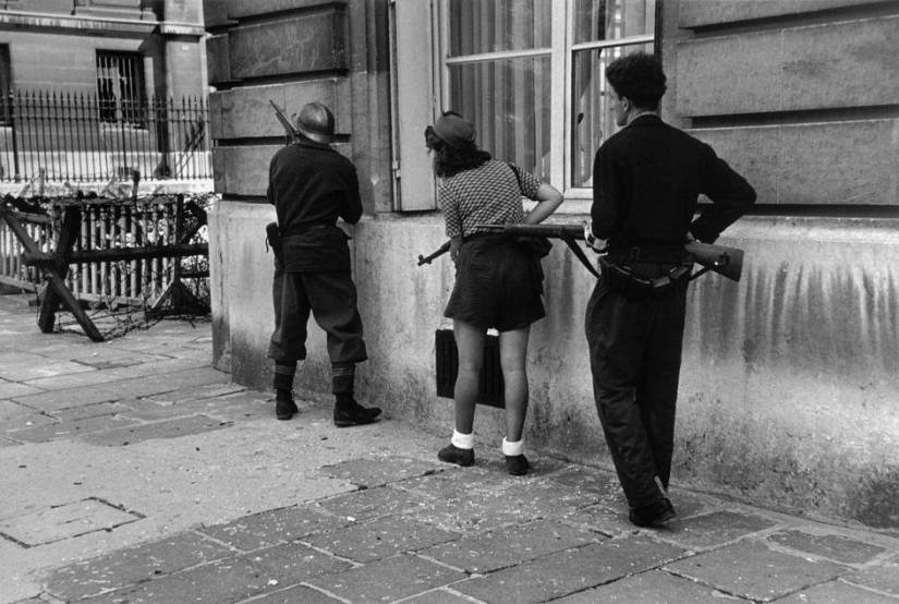 El partidistas Simon SEGUIN: como una chica en pantalones cortos, se ha convertido en un símbolo de la Resistencia