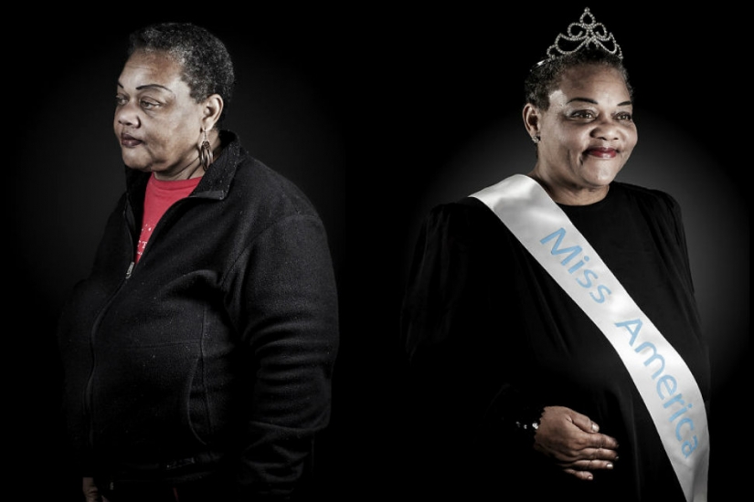 El Príncipe y el mendigo: el fotógrafo quitado las personas sin hogar en el camino de sus sueños