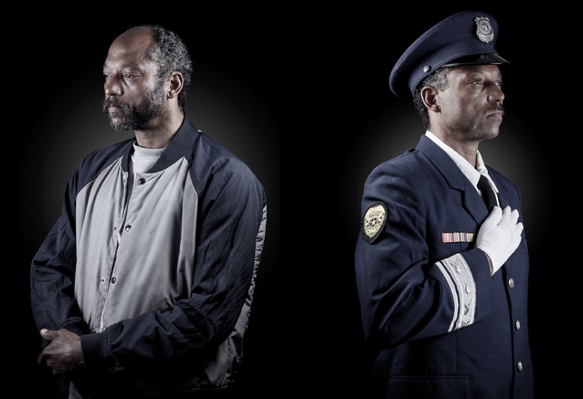 El Príncipe y el mendigo: el fotógrafo quitado las personas sin hogar en el camino de sus sueños