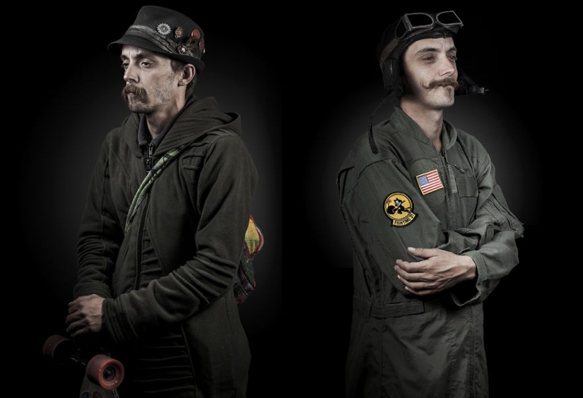 El Príncipe y el mendigo: el fotógrafo quitado las personas sin hogar en el camino de sus sueños