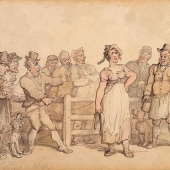 En la Inglaterra del siglo xix, el divorcio era caro. Por lo tanto, esposas vendido en una subasta