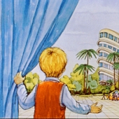 Filmstrip 1982 to the story of Cyrus Bulycheva "100 years ahead. Nick in the future"