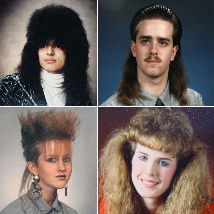 Fire hairstyles from the 80s, which wouldn't leave you indifferent Fire hairstyles from the 80s, which wouldn't leave you indifferent