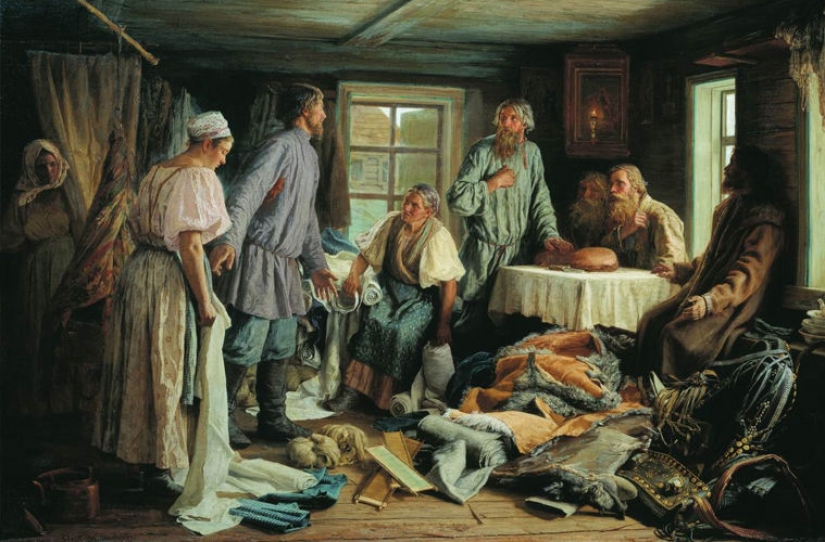 Flaco esposa no tomar y a otras normas de la vida familiar en Rusia