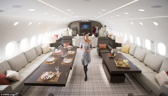 Flying penthouse: on Board the ship, the rent of which will cost 25 thousand dollars an hour