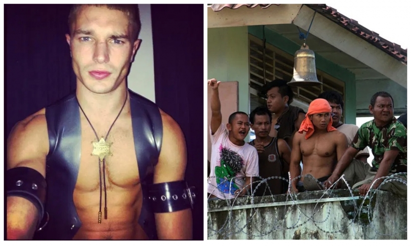 For British model jed Texas was arrested terrible prison in Bali