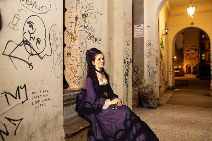 Fotógrafo asentado en Budapest personajes de pinturas clásicas