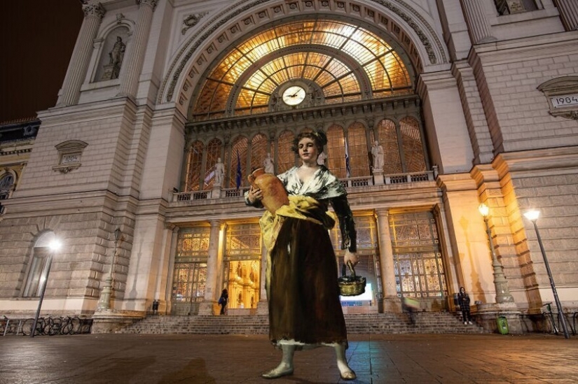 Fotógrafo asentado en Budapest personajes de pinturas clásicas