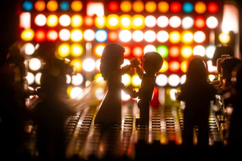 Fotógrafo de bodas en cuarentena hizo una sesión de fotos de figuras de LEGO Fotógrafo de bodas en cuarentena hizo una sesión de fotos de figuras de LEGO