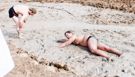 Foto: morir del mar Muerto Foto: morir del mar Muerto