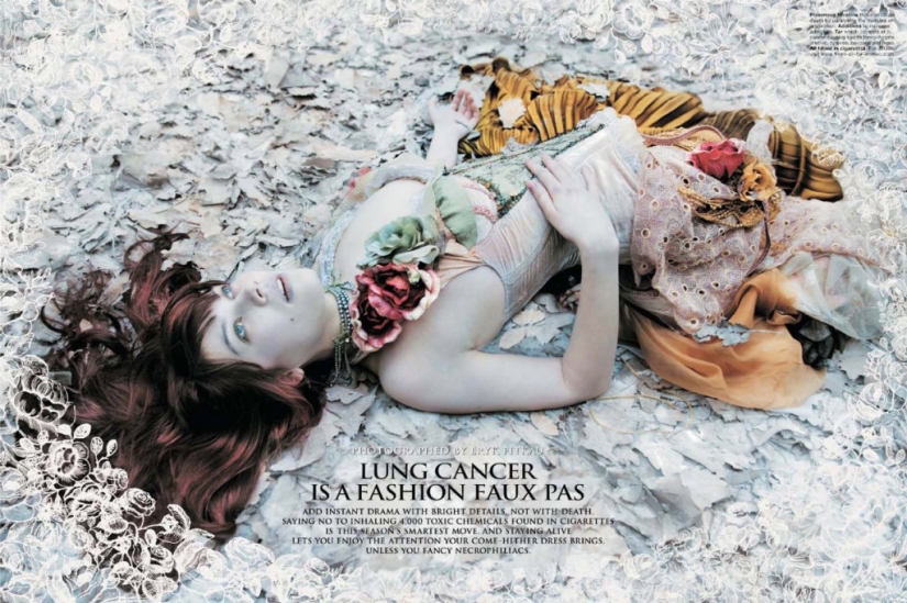 Fumar mata a: ejemplos de las más impactantes anuncios antitabaco